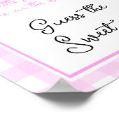 カボチャのアーチ赤ちゃんシャワー甘い混乱を推測 ポスター (角)