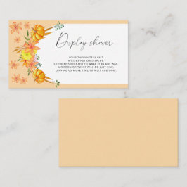 カボチャのアーチ – ディスプレイシャワー エンクロージャーカード