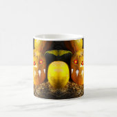 カボチャのアート コーヒーマグカップ (中央)