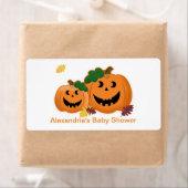 カボチャのウォーターボトルシール ラベル (インサイチュ)