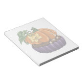 カボチャのカップケーキ ノートパッド (アングル)