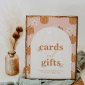 カボチャのカードとギフトサイン