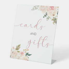 カボチャのカードとギフト赤ちゃんシャワー台座看板 台座サイン