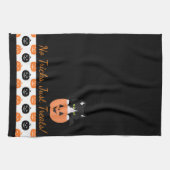 カボチャのキッチンタオルの中の猫 キッチンタオル (横)