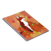 カボチャのキツネ ノートブック (右側)