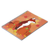 カボチャのキツネ ノートブック (左側)