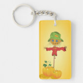 カボチャのキーチェーン付きかかし キーホルダー (正面)