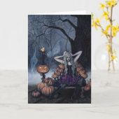 カボチャのクイーンカード カード (黄色い花)