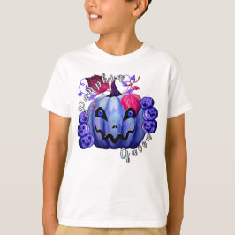 カボチャのクイーン（前面+背面） Tシャツ