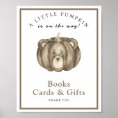 カボチャのクマ – 書籍のカードとギフトポスター ポスター (正面)