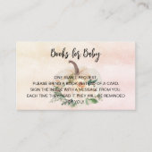 カボチャのクリーム女の子の赤ちゃんシャワーブックリクエスト エンクロージャーカード (正面)