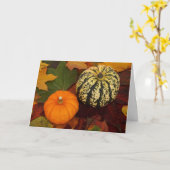 カボチャのグリーティングカード カード (黄色い花)