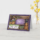 カボチャのグロー – Greeting Card カード (黄色い花)