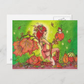 カボチャのサプライズはがき ポストカード (正面/裏面)