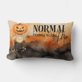 カボチャのシャム猫猫好きハロウィーン ランバークッション (正面)