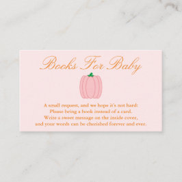 カボチャのシャワーベビー エンクロージャーカード