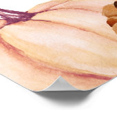 カボチャのシーティンググラフフォームのボード ポスター (角)