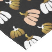 カボチャのスタイルを黒、赤面、白、金ゴールド テーブルクロス (アングル)