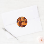 カボチャのステッカー ラウンドシール (封筒)