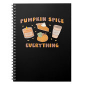 カボチャのスパイスすべておもしろい秋 ノートブック (正面)
