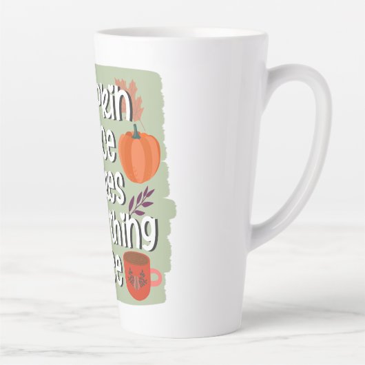 カボチャのスパイスですべて素敵 カフェラテマグ (右)