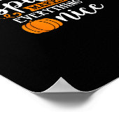 カボチャのスパイスですべて素敵 ポスター (角)