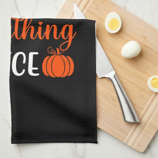 カボチャのスパイスでキッチンタオルを作る キッチンタオル (四つ折り)