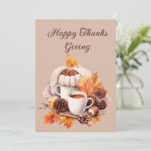 カボチャのスパイスとコーヒー シーズンカード (スタンド正面)