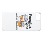 カボチャのスパイスと何もかとも可愛おもしろいい Case-Mate iPhoneケース (裏面(横))