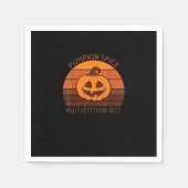 カボチャのスパイスと全ていい秋Y'all スタンダードカクテルナプキン (正面)
