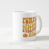 カボチャのスパイスと全ていい ジャンボコーヒーマグカップ (正面右)