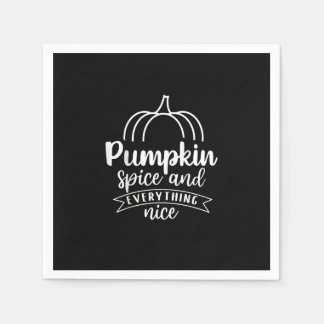 カボチャのスパイスと全ていい スタンダードカクテルナプキン