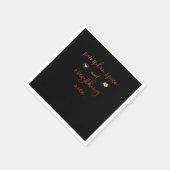 カボチャのスパイスと全ていい スタンダードカクテルナプキン (角)