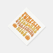 カボチャのスパイスと全ていい スタンダードカクテルナプキン (角)