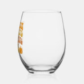 カボチャのスパイスと全ていい ステムなしワイングラス (左)