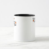 カボチャのスパイスと全ていい – ブラックフレーズW マグカップ (中央)