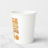 カボチャのスパイスと全ていい 紙コップ (左)