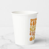 カボチャのスパイスと全ていい 紙コップ (右)