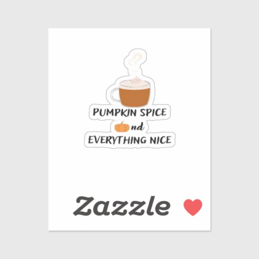 カボチャのスパイスと全てがかわいい&おもしろいスロ シール (シート)