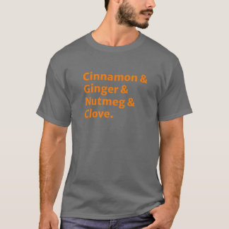 カボチャのスパイスと全てのいいハロウィーンとFa Tシャツ