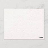 カボチャのスパイスと全てのいい感謝祭 ポストカード (裏面)