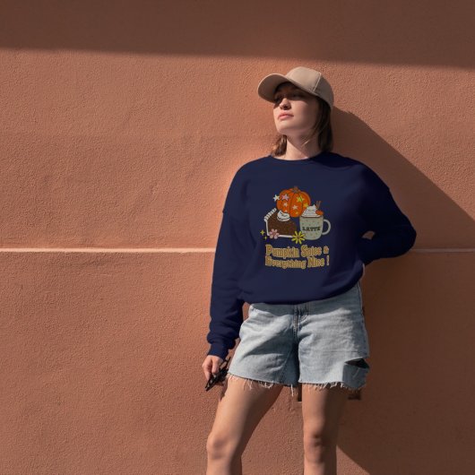 カボチャのスパイスと全てのいい秋服 スウェットシャツ