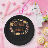 カボチャのスパイスと全てのすばらしい不可欠おもしろい物 ペーパープレート (パーティー)