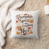 カボチャのスパイスと全てのすばらしい要おもしろい素 クッション (ブランケット)