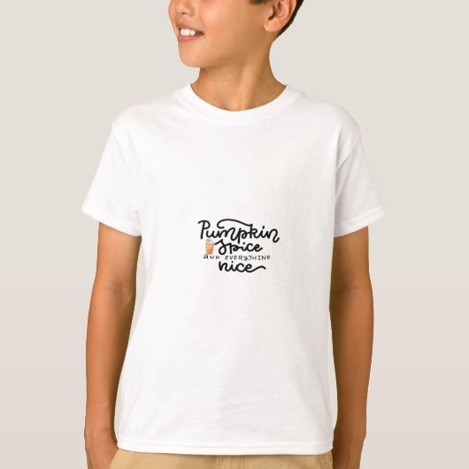 カボチャのスパイスと全ての素敵なコーヒー Tシャツ (正面)