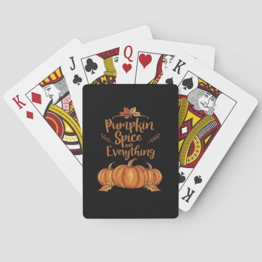 カボチャのスパイスと全ての素敵なハロウィーン トランプ (裏面)