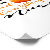 カボチャのスパイスと全ての素敵な秋ハロウィーンG ポスター (角)