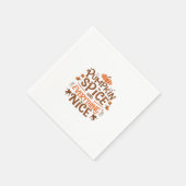 カボチャのスパイスと全ての素晴らしいベーシック&エッセンシア スタンダードカクテルナプキン (角)