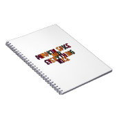 カボチャのスパイスと全て素晴らしい – おもしろい引用文 ノートブック (右側)