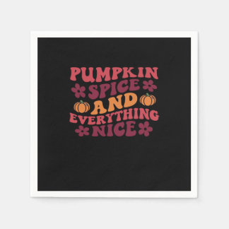 カボチャのスパイスと全て良い（光） スタンダードカクテルナプキン